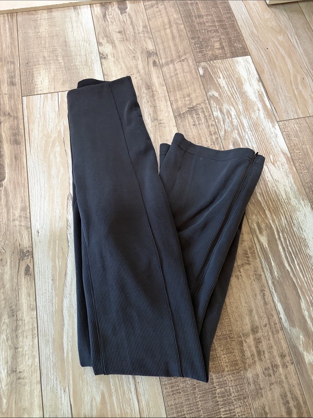 lululemon athletica Black Ribbed Leggings